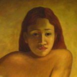 a girl with a fan - Paul Gauguin - part 1